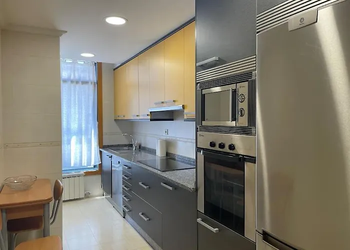 3hab 6pax Wifi Parking Playa A 8 Mins ツ By Rias Baixas 아파트 비고